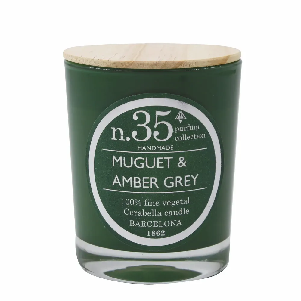 Bougies - NUMBERS NUM.35 MUGUET & AMBER GREY - CERABELLA SL