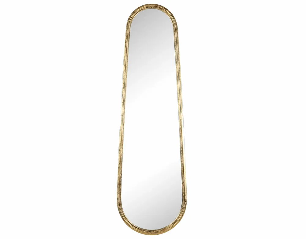 Decorative objects - LONG GOLD METAL MIRROR 30X100CM - EMDE