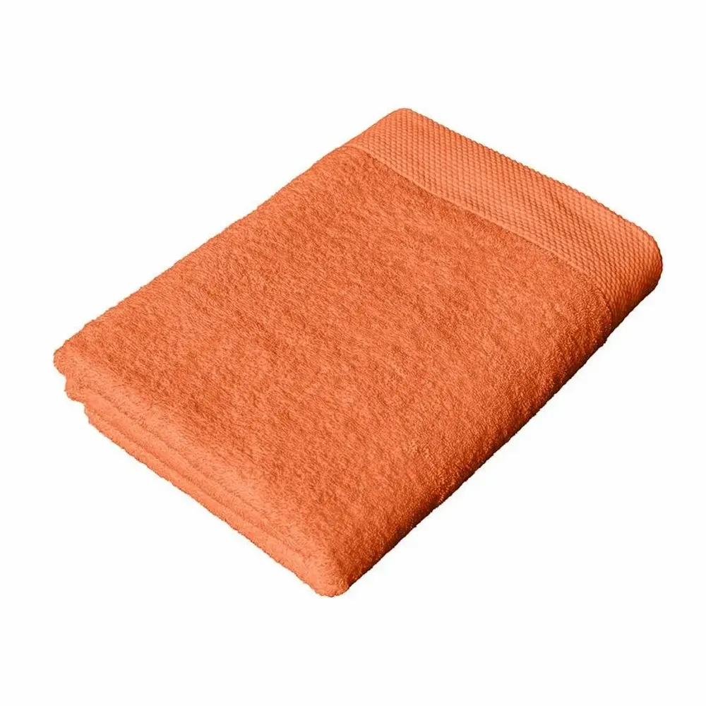 Serviettes de bain - SERVIETTE DE TOILETTE DALARÖ, ORANGE 30x50cm 100%coton 580g/m2 - BY WILLE