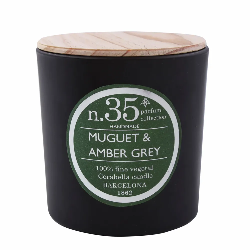 Candles - NUMBERS COLLECTION NUM.35 MUGUET & AMBER GREY - CERABELLA SL
