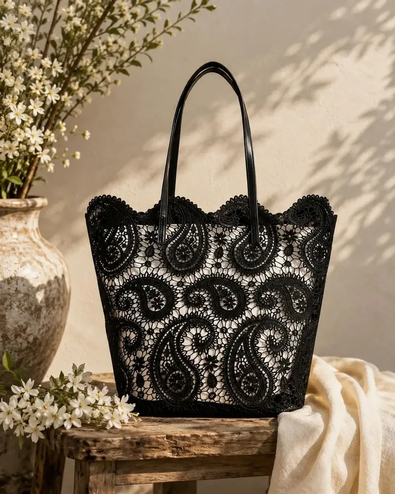 Bags and totes - Lace tote bag - ROLANDE DU DREUILH  LACE JEWEL