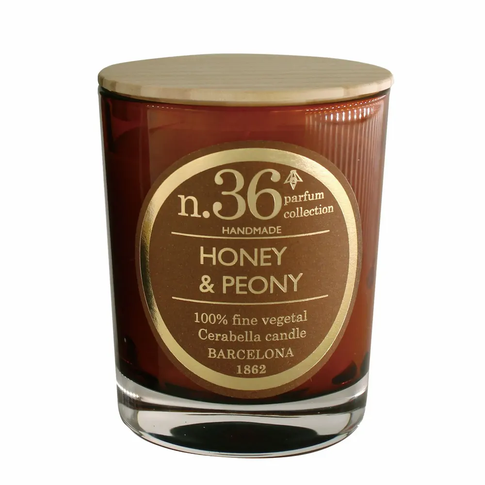 Candles - NUMBERS COLLECTION NUM.36 HONEY & PEONY - CERABELLA SL