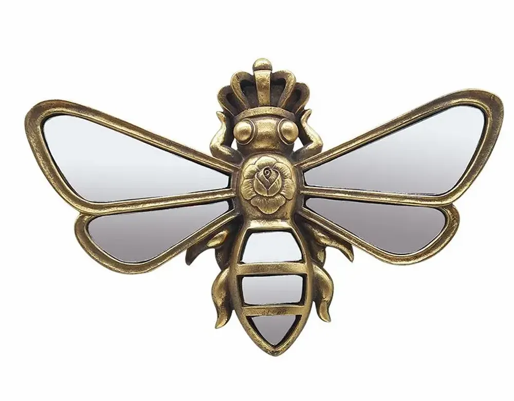 Decorative objects - GOLD BEE WALL DECORATION 25X16.5CM - EMDE