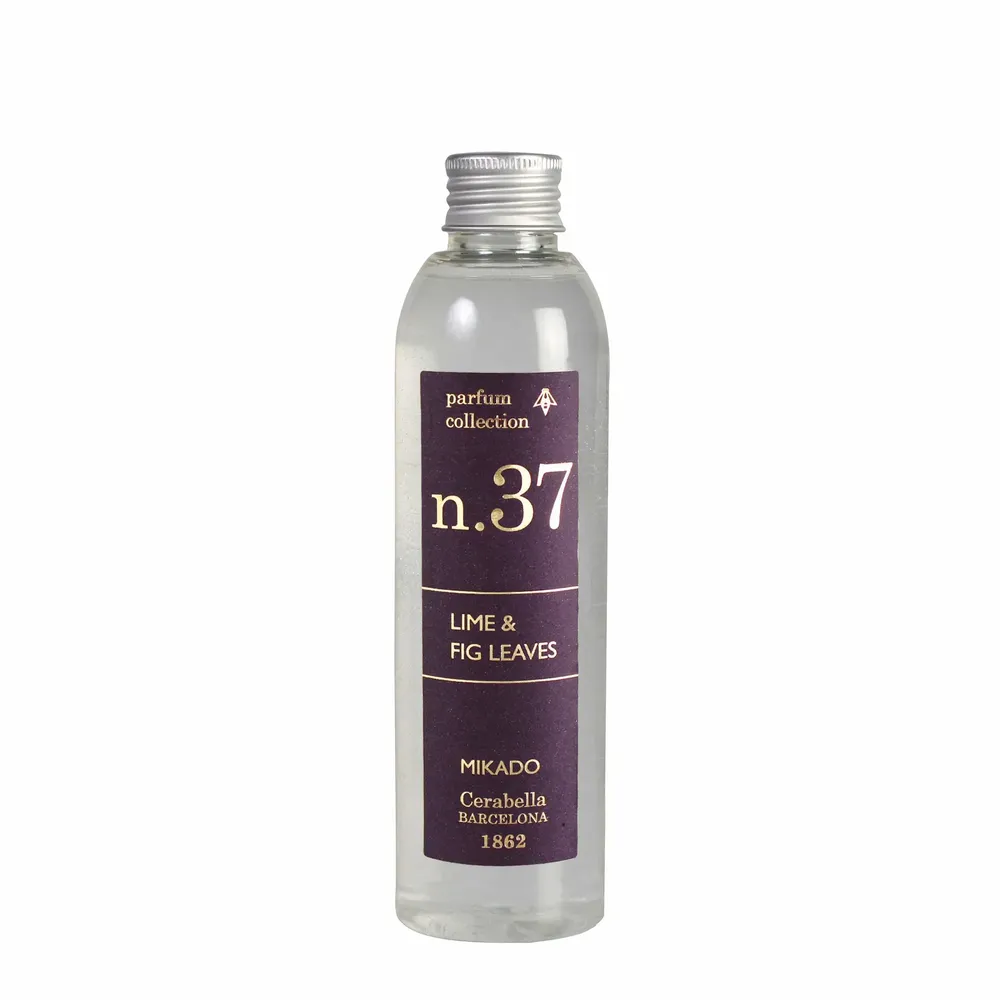 Scent diffusers - NUMBERS COLLECTION NUM.37 LIME & FIG LEAVES DIFFUSER REFILL - CERABELLA SL