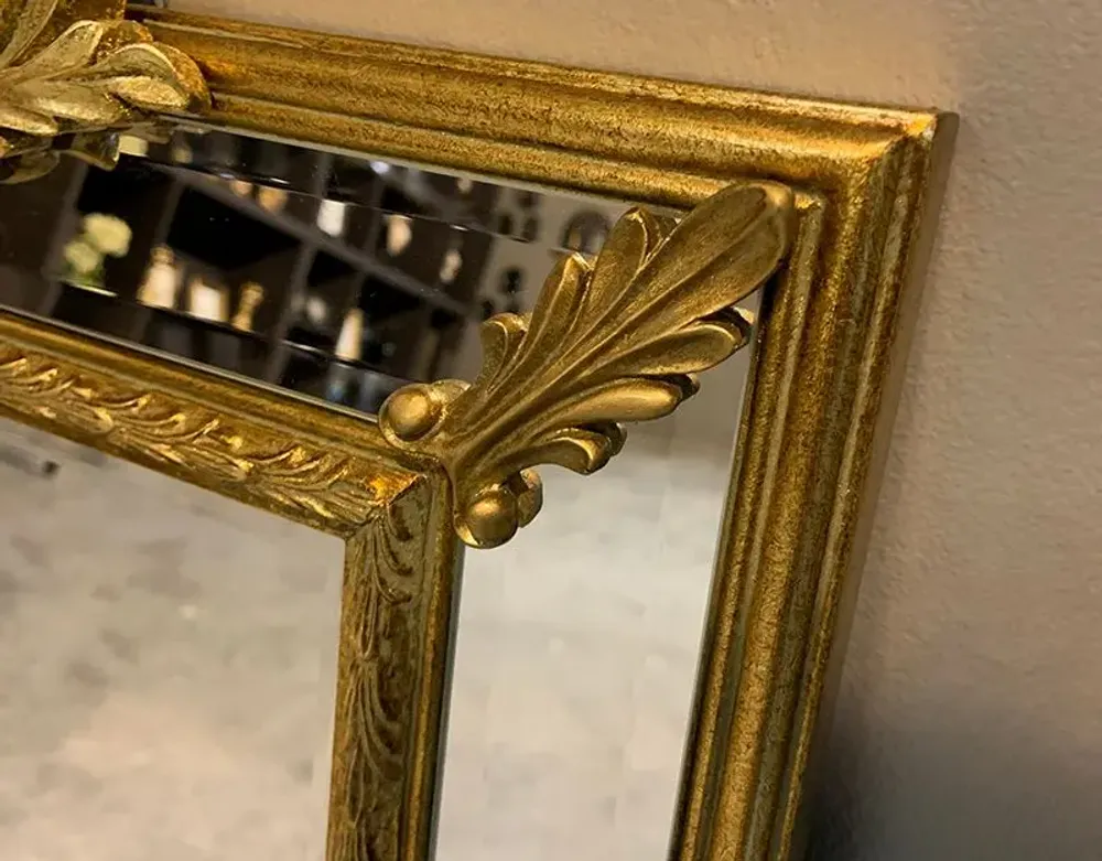 Decorative objects - VENETIAN MIRROR WITH PEDIMENT 113X80CM - EMDE