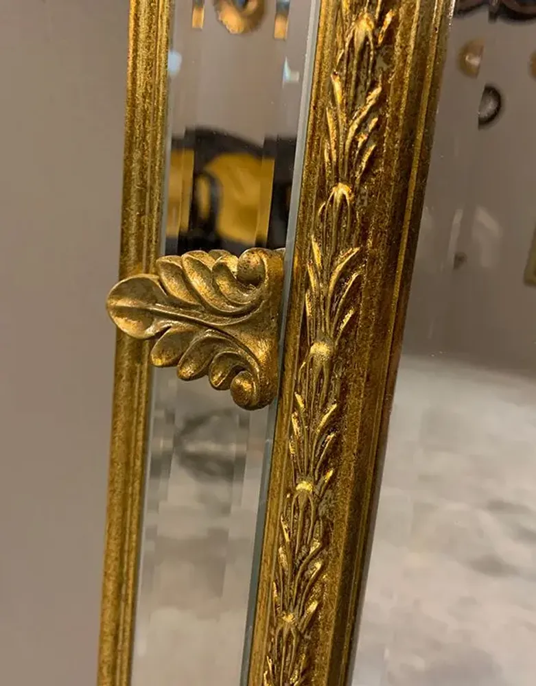 Decorative objects - VENETIAN MIRROR WITH PEDIMENT 113X80CM - EMDE