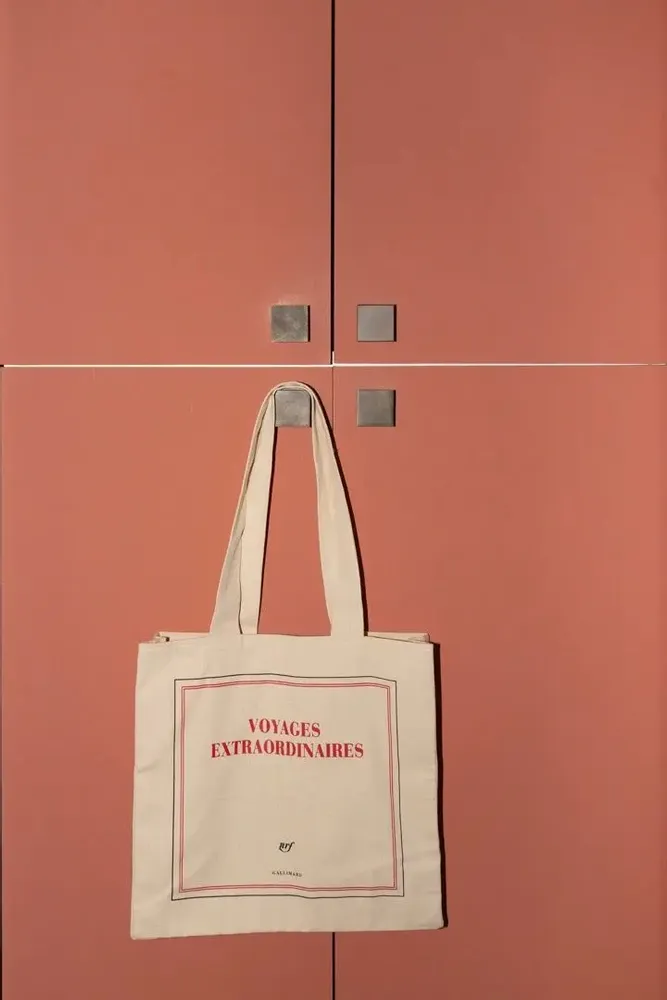 Sacs et cabas - Sac tissu « Voyages extraordinaires » - GALLIMARD&LES JOLIES PLANCHES