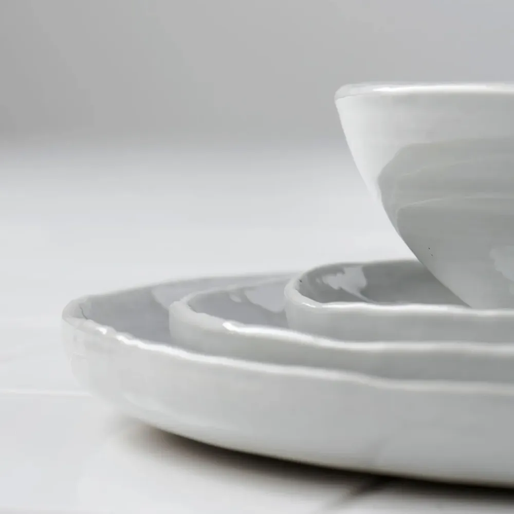 Assiettes au quotidien - Grey Waves - IB LAURSEN