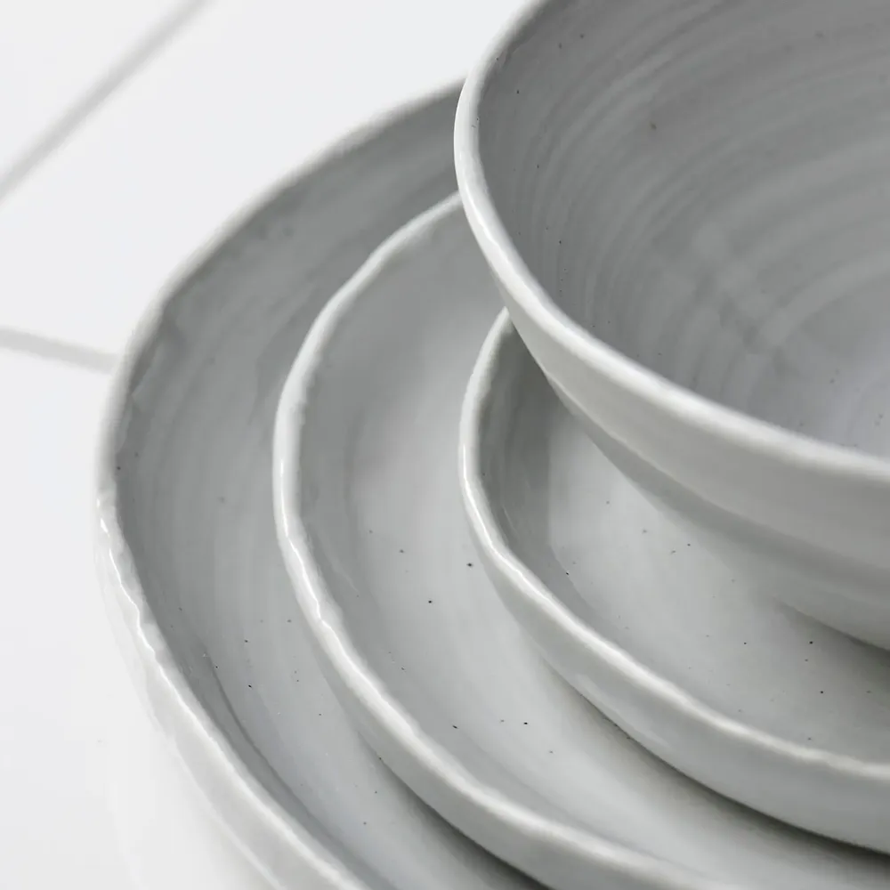 Assiettes au quotidien - Grey Waves - IB LAURSEN
