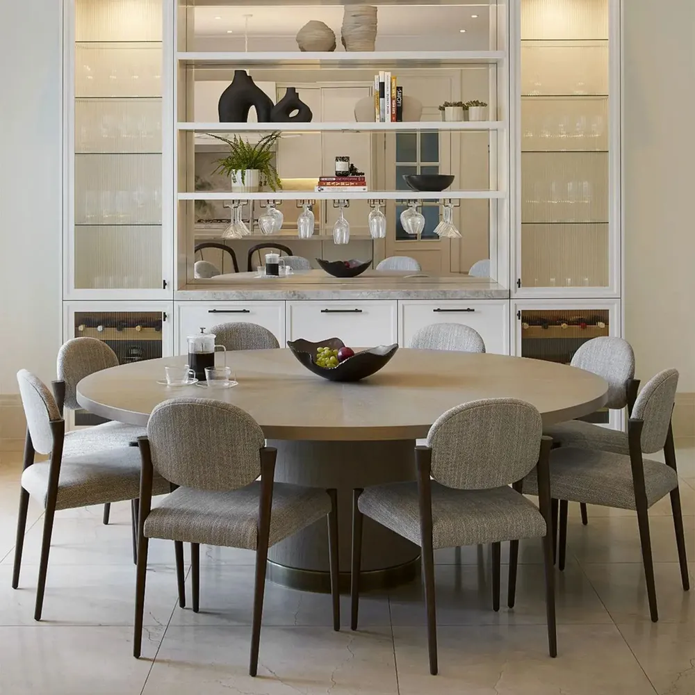 Chairs - Tanoco Chair Dining room, kitchen, wood mutenye, fabric, COM option - DUISTT