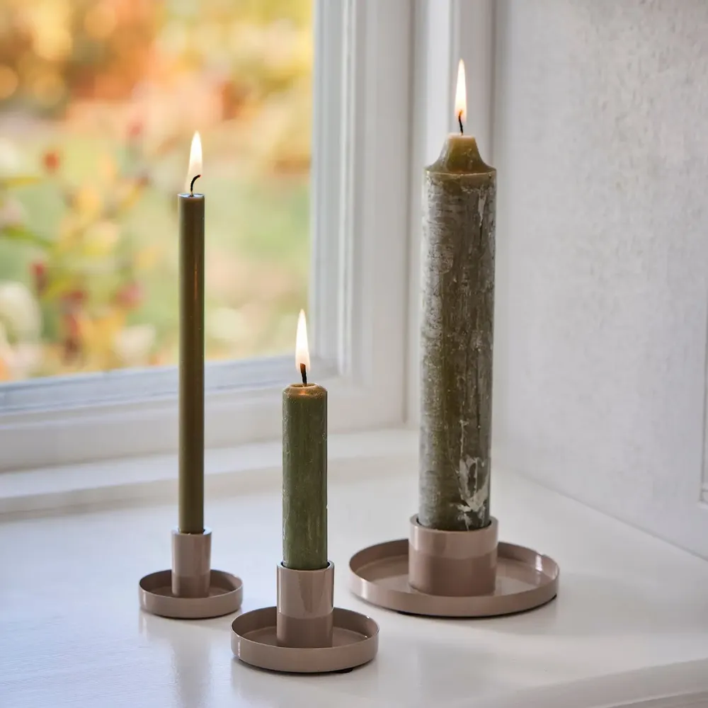 Objets de décoration - Bougies Rustiques – Nouvelle Couleur Verte - IB LAURSEN