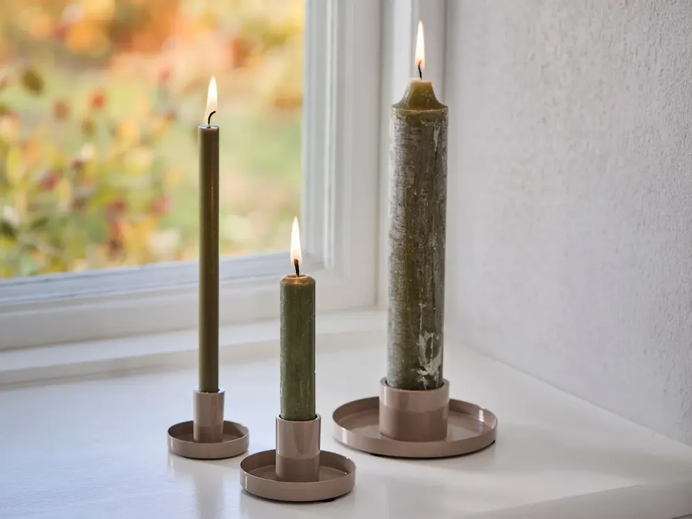 Objets de décoration - Bougies Rustiques – Nouvelle Couleur Verte - IB LAURSEN