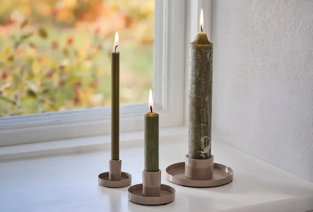 Objets de décoration - Bougies Rustiques – Nouvelle Couleur Verte - IB LAURSEN