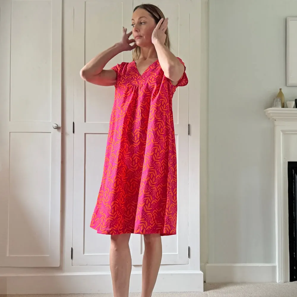 Sleepwear - Audrey Nightie: Summer Meadow - LIME TREE DESIGN