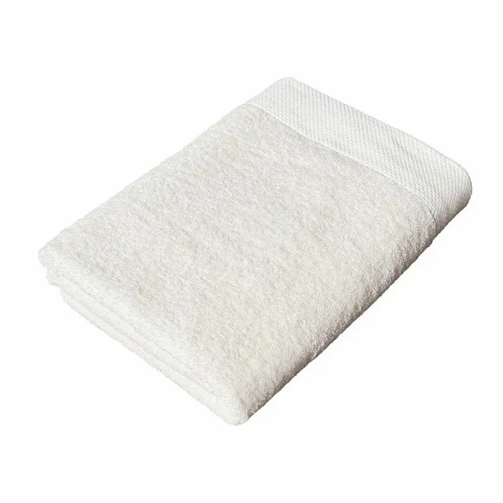 Serviettes de bain - SERVIETTE DE TOILETTE DALARÖ, OFF-WHITE 50x70cm 100 % coton, 580 g/m2 - BY WILLE