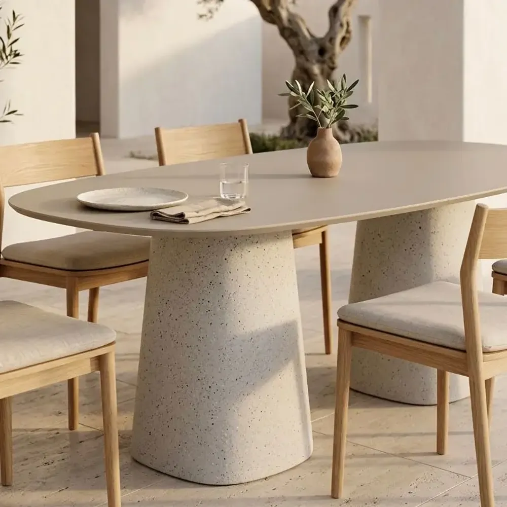 Tables de jardin - Table Belugia 220 cm - EMPREINTE DU TEMPS