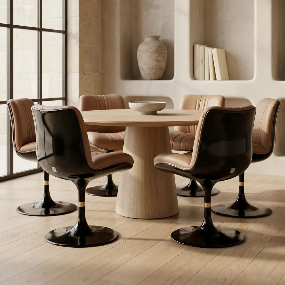 Chairs - Kiss Swivel Chair - EMPREINTE DU TEMPS