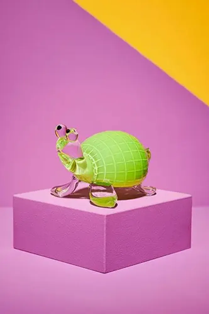 Art glass - Turtle - Blown glass sculpture - CAT DESIGNER VERRIER