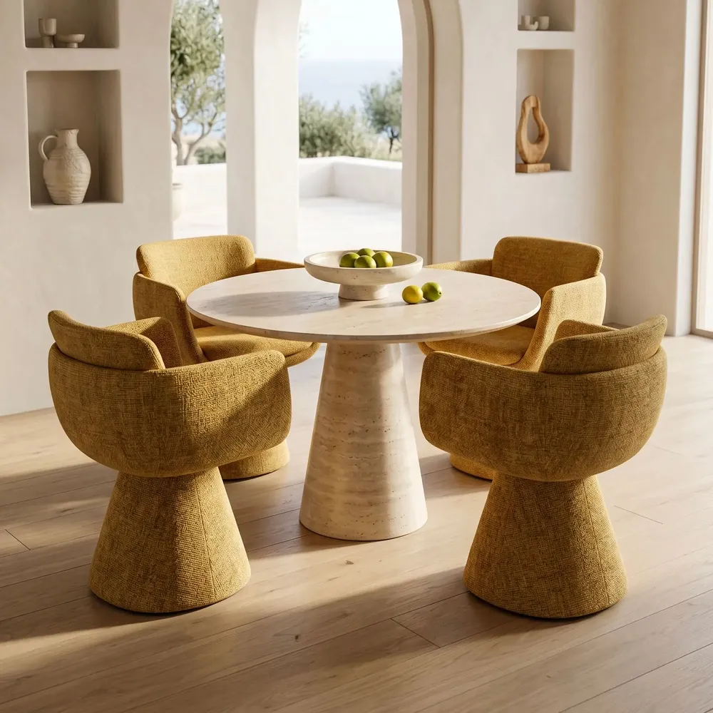 Fauteuils - Fauteuil Pivotant Lexi Curry - EMPREINTE DU TEMPS