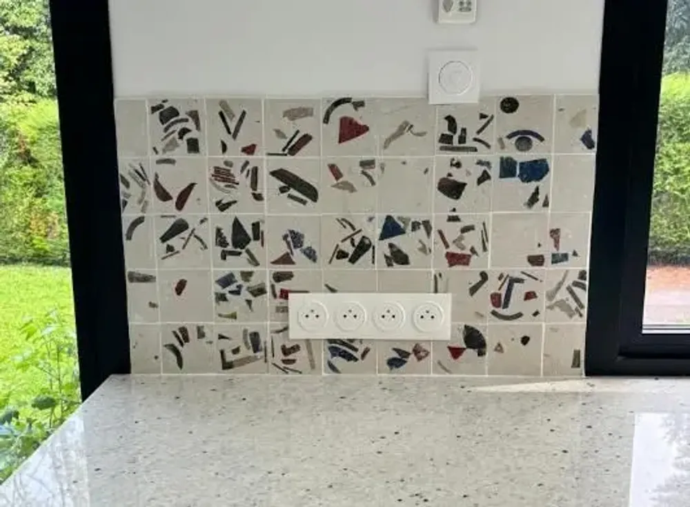 Carreaux de faïence - Crédence 10*10 - SILLON