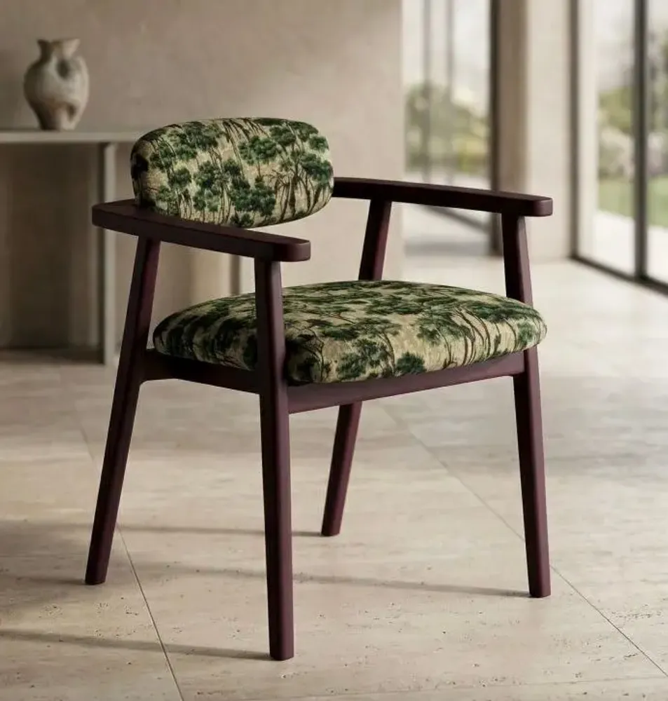 Chaises - Chaise FOREST rouge grenat - EMPREINTE DU TEMPS