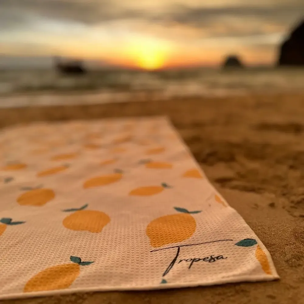 Other bath linens - Isaure beach towel 160/90 cm - TROPESA