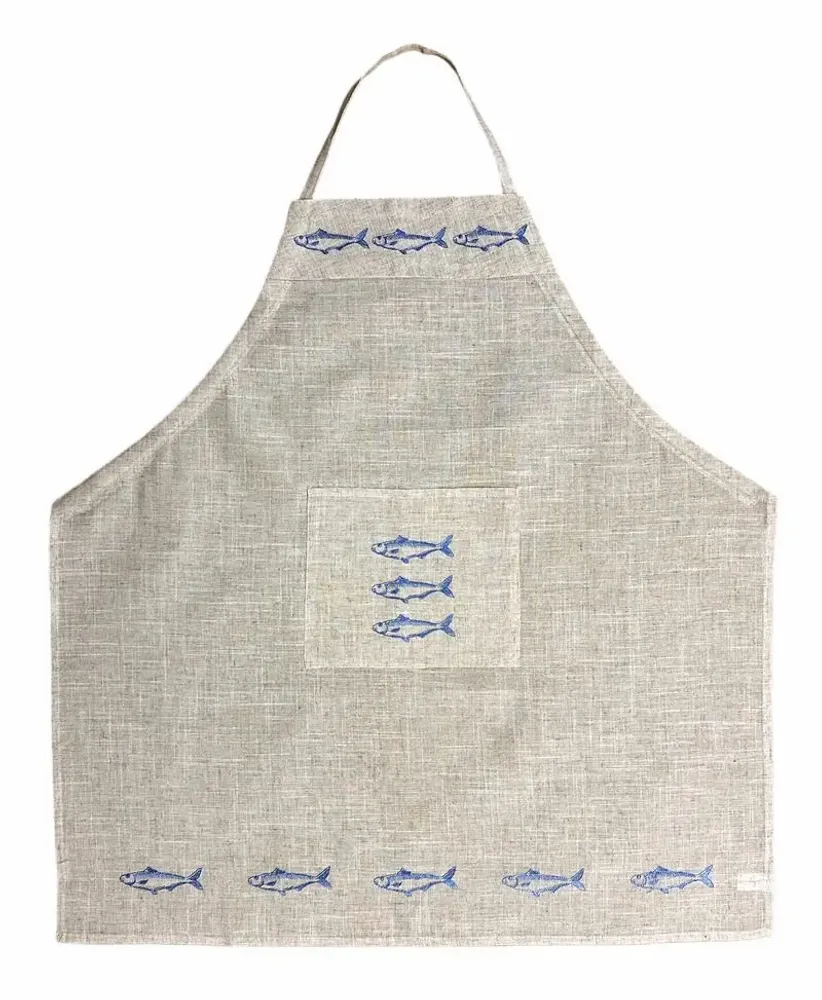 Tabliers de cuisine - Tablier Sardine Gris - ROLANDE DU DREUILH  LACE JEWEL