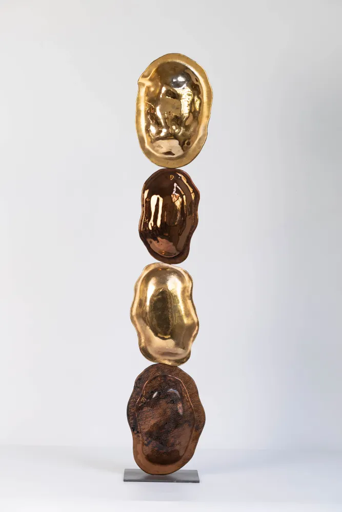 Bols - Sculpture  « Turtle Shell » - VETROFUSO DI DANIELA POLETTI