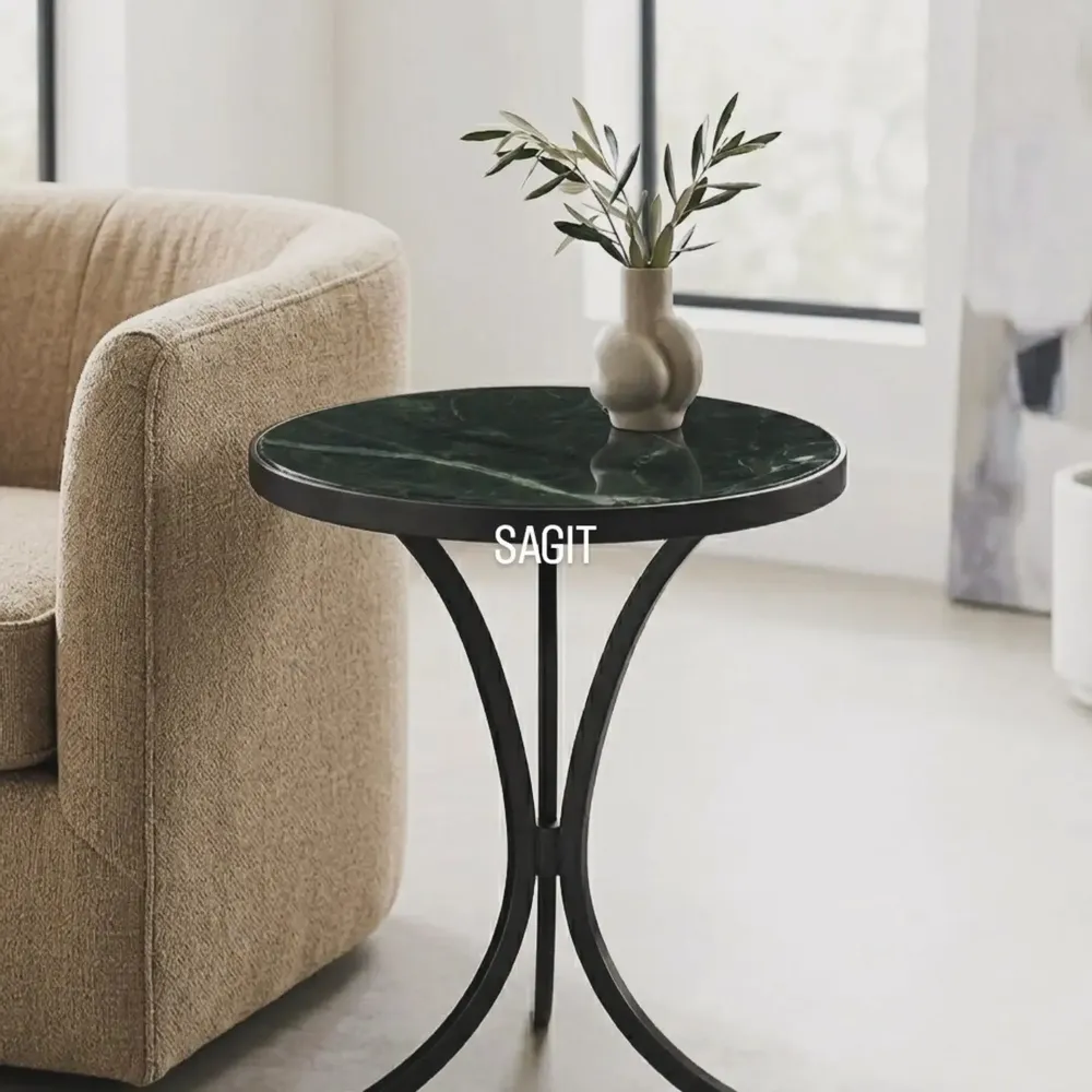 Coffee tables - Table basse en marbre vert - SAGIT