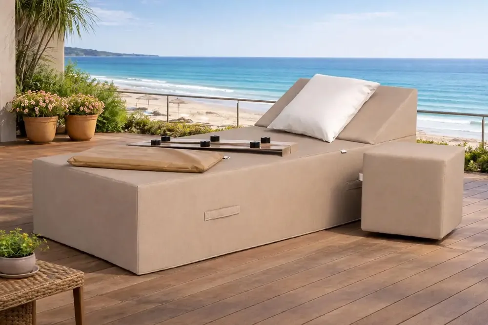 Canapés de jardin - Sun Pack UMBRELLA & POUF - COZIP