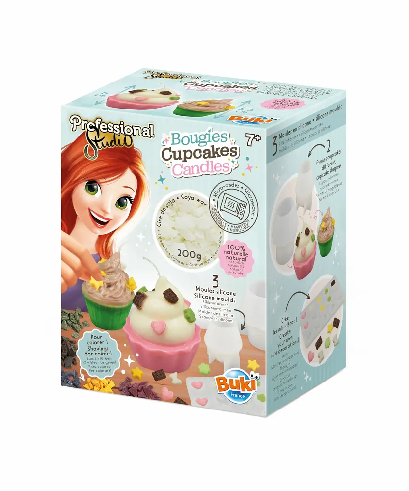 Children's arts and crafts - Professional Studio Cupcake Candles - BUKI