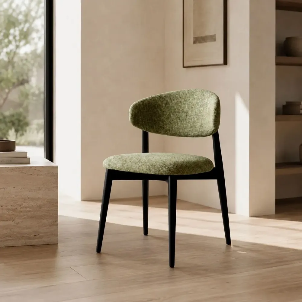Chaises - Chaise Jaspe noir et vert - EMPREINTE DU TEMPS