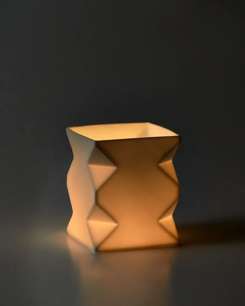Bougeoirs et photophores  - Photophore - Bredzès - L'ATELIER DU BLANC