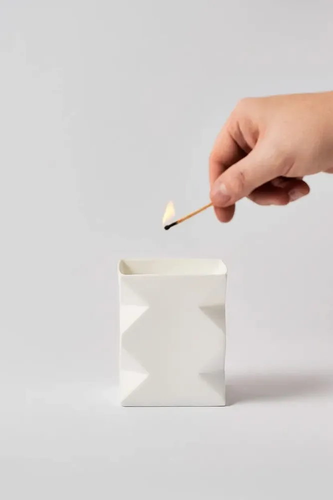 Bougeoirs et photophores  - Photophore - Bredzès - L'ATELIER DU BLANC