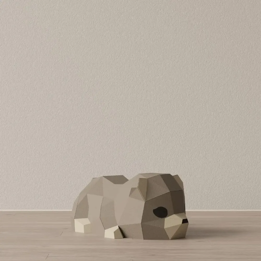 Children's decorative items - Papercraft DIY Kits - Mini Paper Bears - MOKI MOKI