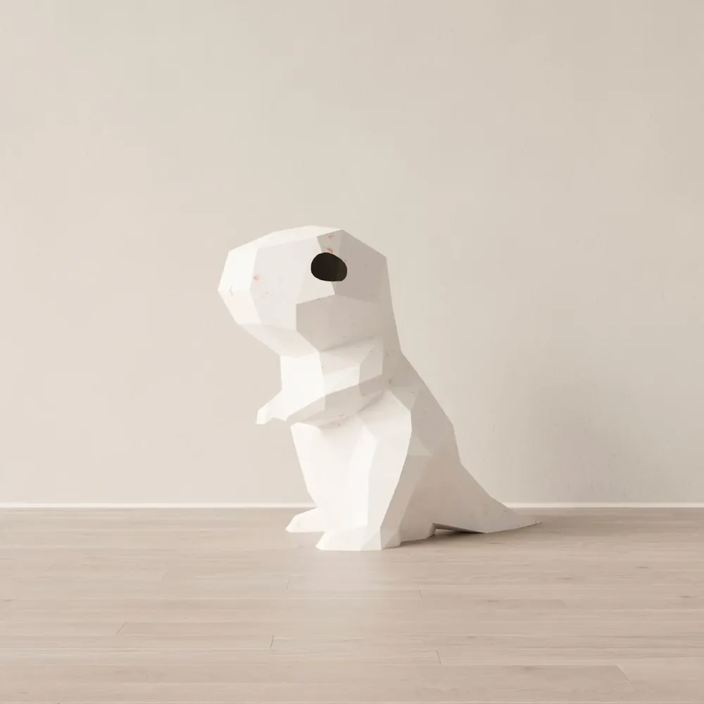 Table lamps - Papercraft 3D DIY Kits - Paper Dinosaur Night Light - MOKI MOKI
