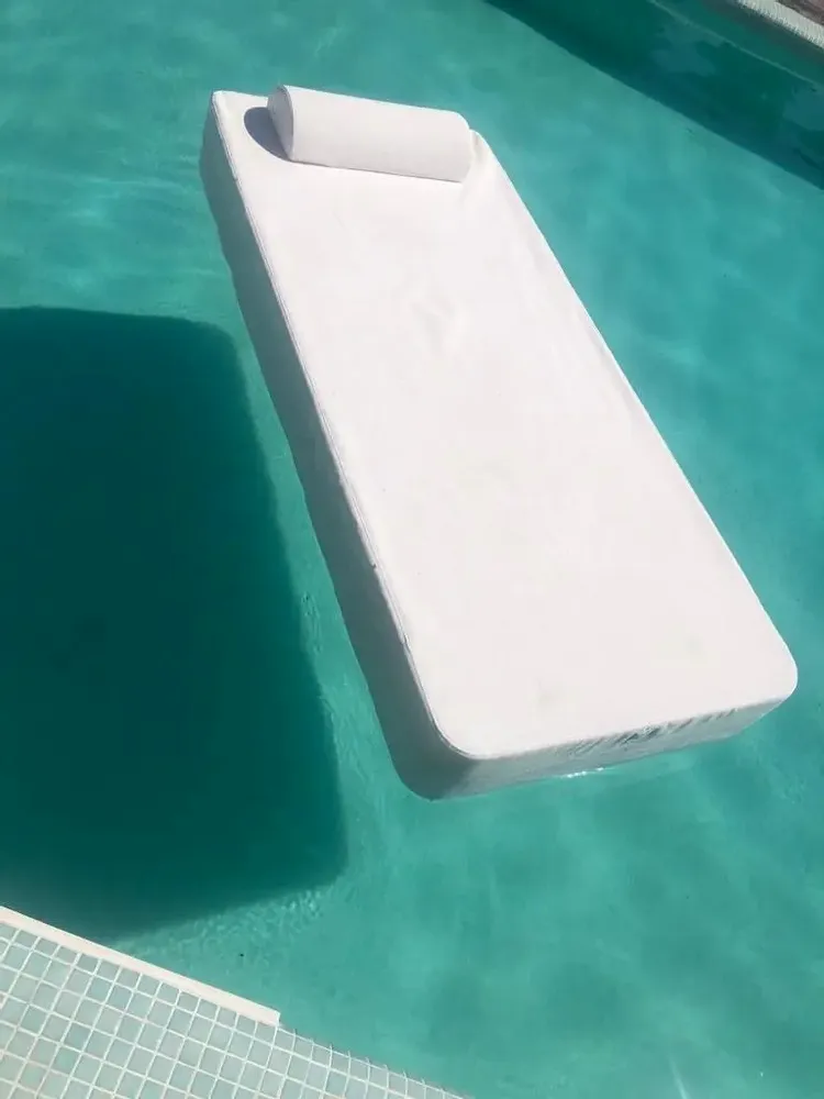 Piscines - SANDRA | PoolBed blanc COZIP | 180 x 70 x h18 cm - COZIP