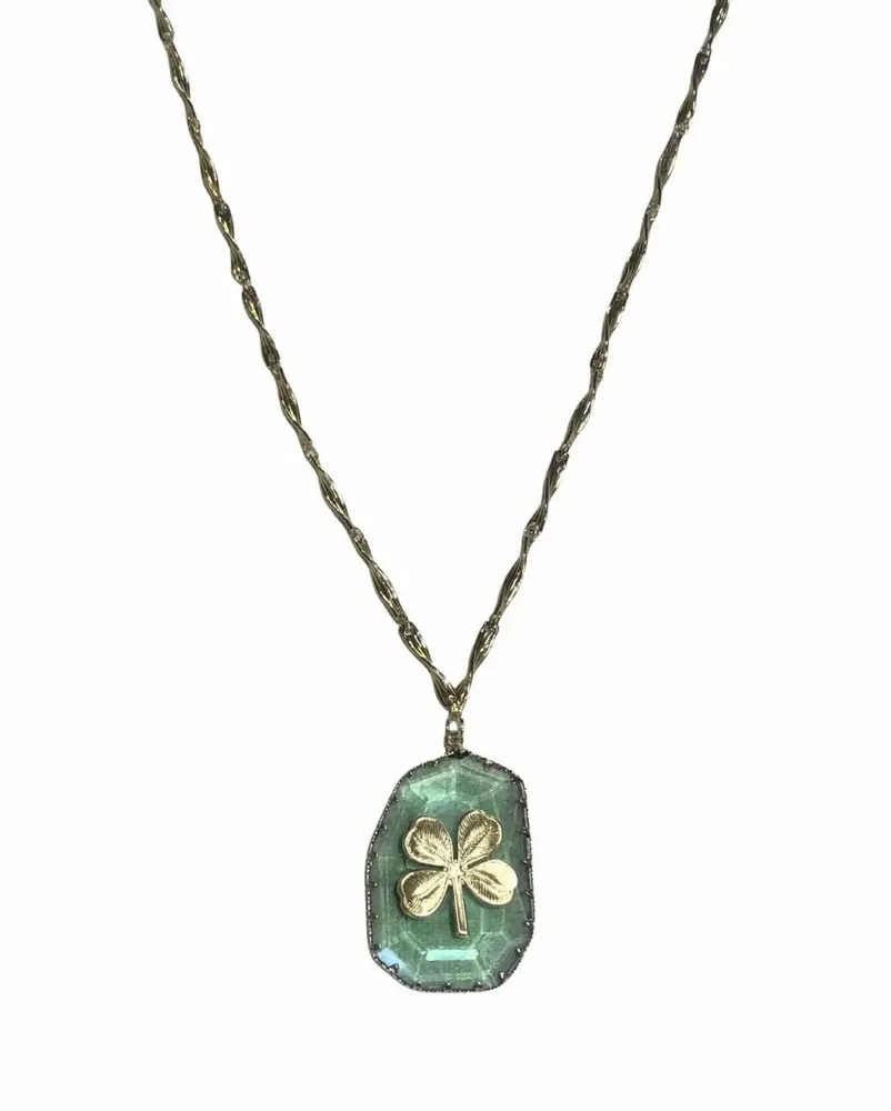 Bijoux - Collier Double/long Trèfle - FASCINATO