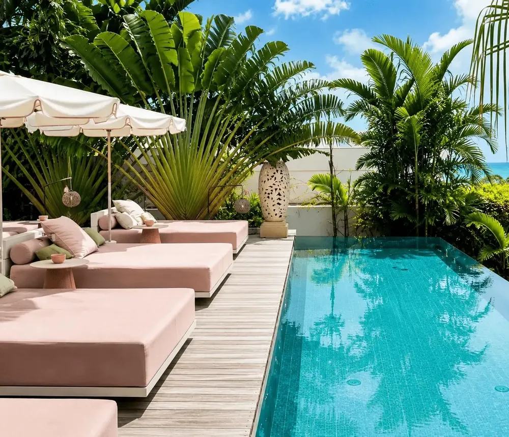 Pools - Le Bonbon | COZIP pool bed - PALOMA | 180 x 140 x h38 cm - COZIP
