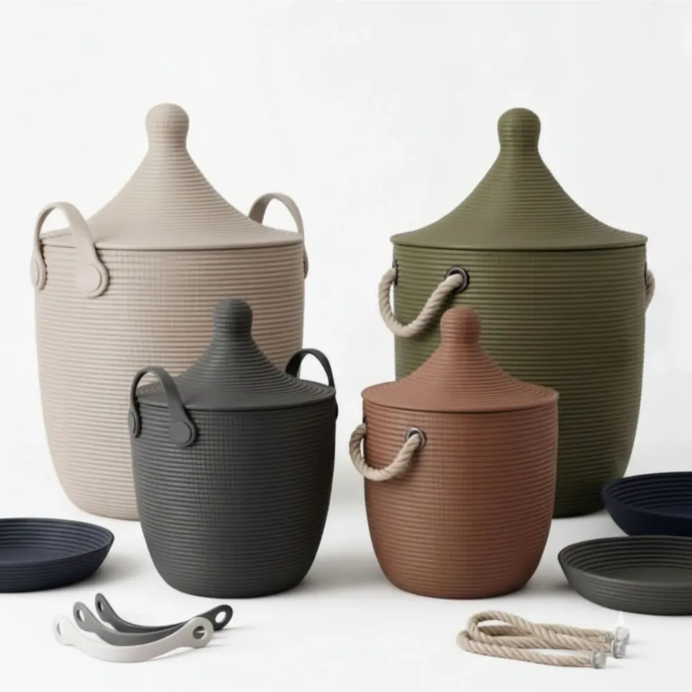 Outdoor decorative accessories - Waterproof Indoor-Outdoor Storage Basket (EVA) - BAKKA HOME