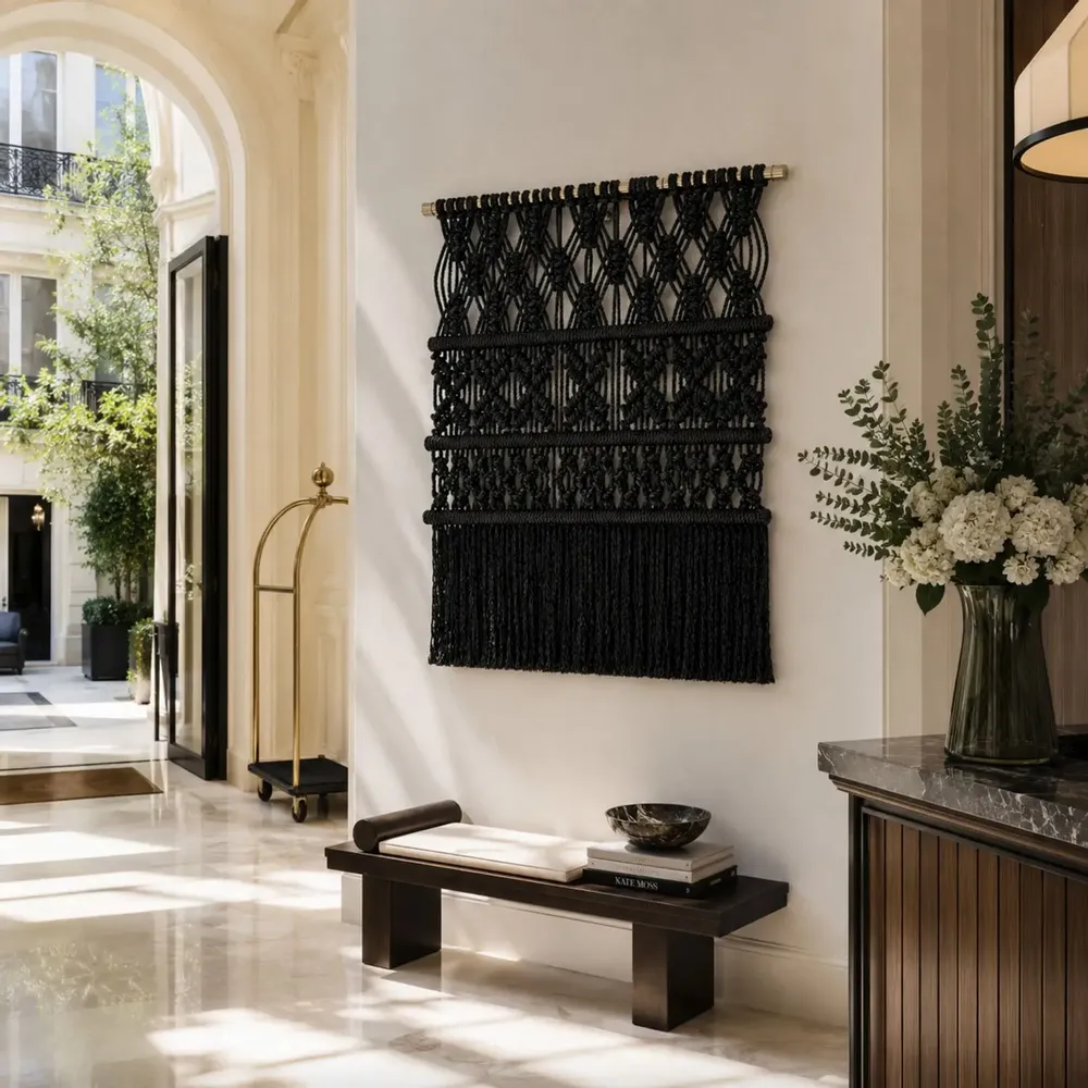 Tapisseries - Décoration Murale - Couleur Noir - NŒULUXE