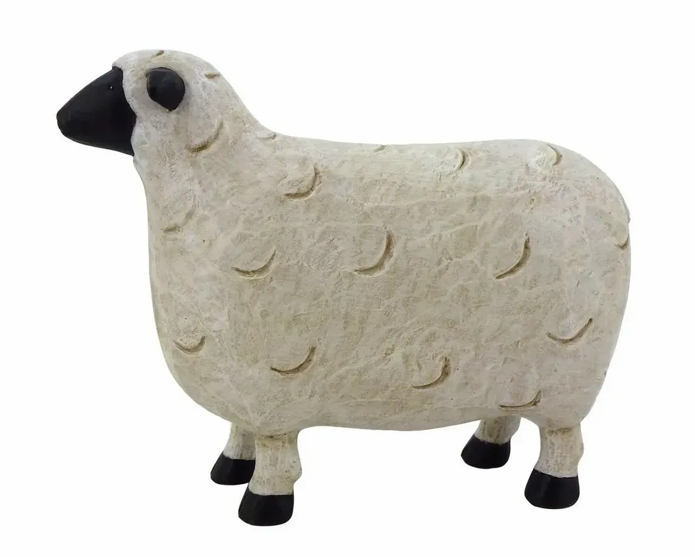 Sculptures, statuettes et miniatures - Figurine mouton résine - ROLANDE DU DREUILH  LACE JEWEL