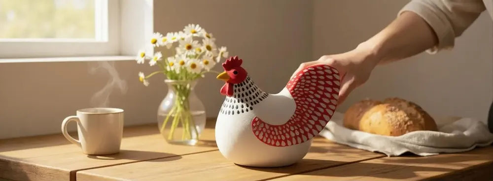 Sculptures, statuettes et miniatures - Figurine coq en Résine - ROLANDE DU DREUILH  LACE JEWEL