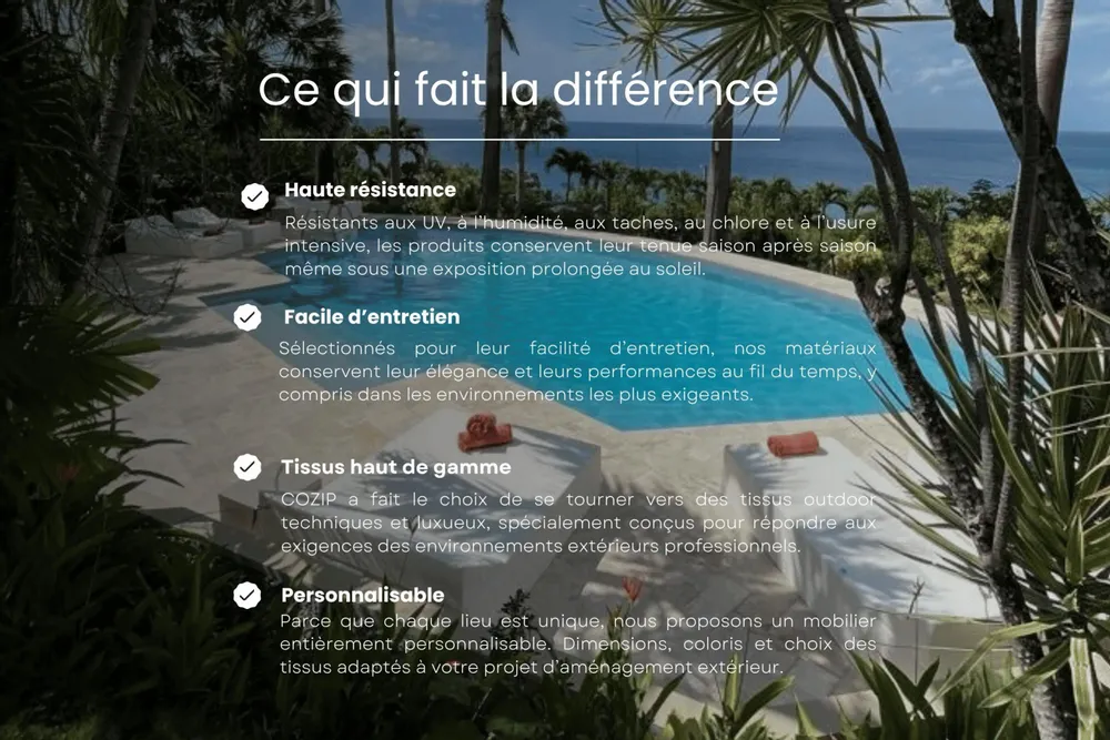 Transats - JULIE | PoolBed - COZIP