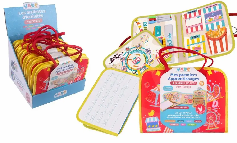 Loisirs créatifs pour enfant - Malette d'Activités Montessori Premiers Apprentissages Jade - MGM SUPERTOY INTERNATIONAL