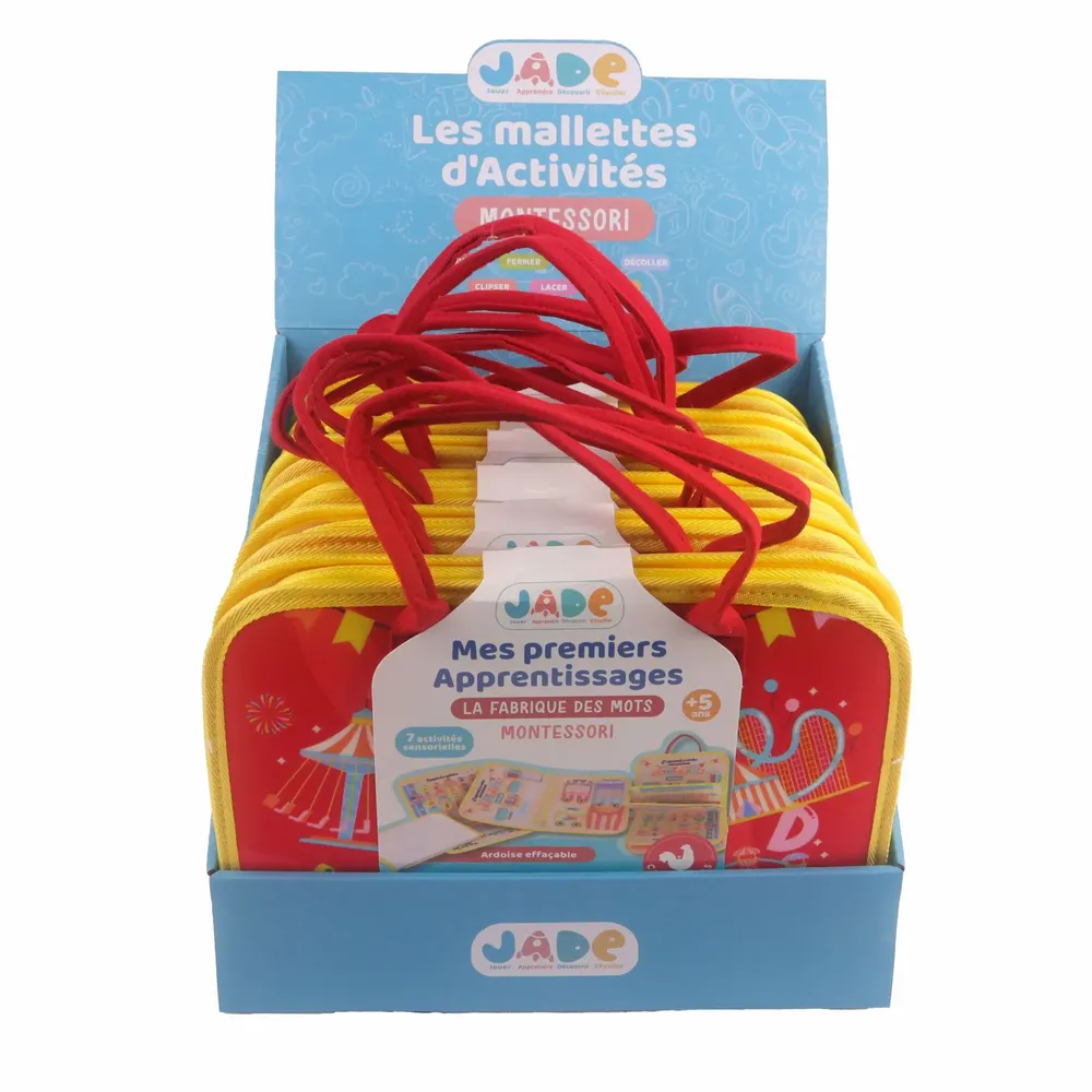 Loisirs créatifs pour enfant - Malette d'Activités Montessori Premiers Apprentissages Jade - MGM SUPERTOY INTERNATIONAL