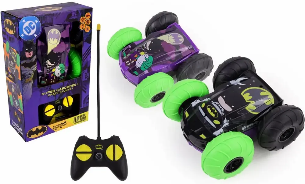 Jouets enfants - Voiture Flip Batman VS Joker Turbo Challenge - MGM SUPERTOY INTERNATIONAL