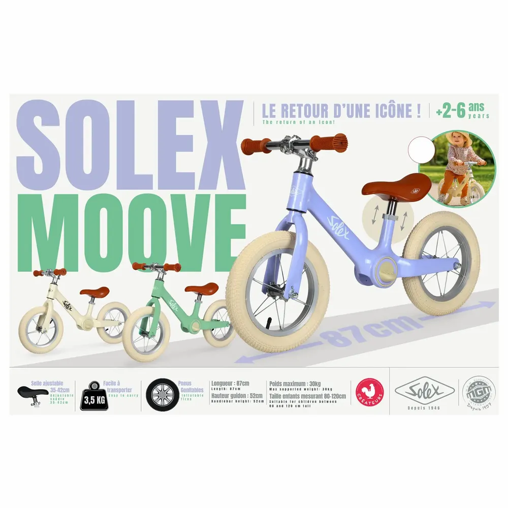 Jouets enfants - Draisienne Solex - MGM SUPERTOY INTERNATIONAL