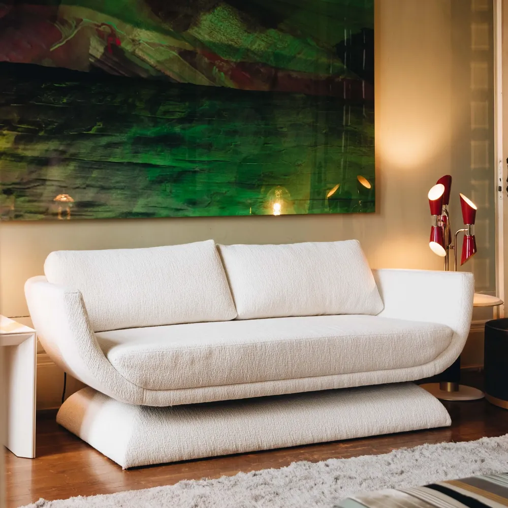 Sofas for hospitalities & contracts - Oscar Sofa 2-seater, fabric, Velvet, COM option, Portugal - DUISTT