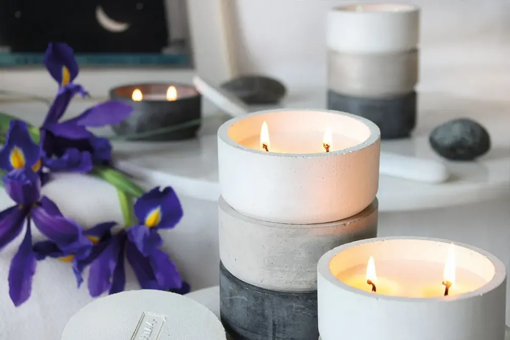 Candles - MOMENTS SCENTED CANDLE SET OF AURA & ZENIT & NOCTIS COLLECTION - CERABELLA SL